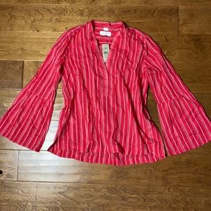 Ann Taylor LOFT Softened Shirt Flared Sleeve